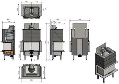 Insert Visio 1, 2 et 3 schéma technique