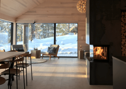 Insert Visio dans un chalet